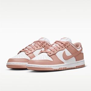 Nike White DUNK Low-Top Sneakers